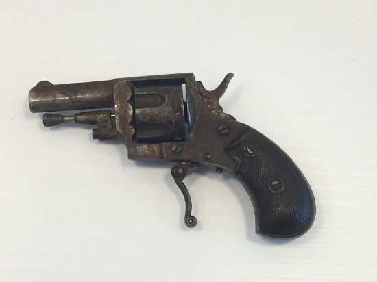 Gun/Firearm BELGIAN 22 short "THE GEM" folding trigger pistol (operational condition unknown)