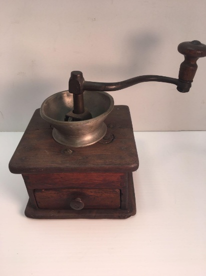 Antique coffee grinder