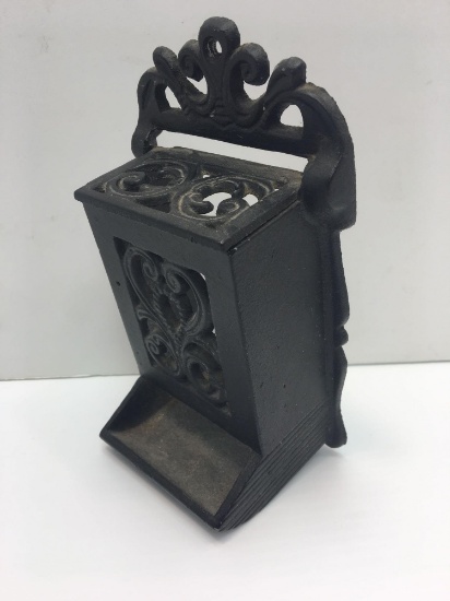 Cast iron wall mount match holder(stamped EMIG DMH 2 on back)