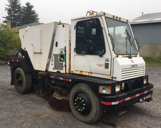 2002 JOHNSTON 4000C NYC Street Sweeper (2000 NYC; 4000 Cummins) (works well!) (see video)