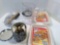 EZ Ovenware casserole pans w/ covers, napkin rings, more