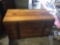 Vintage wooden shipping crate