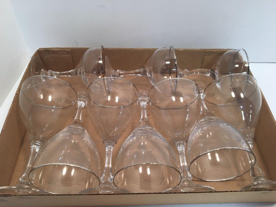 Etched Wine glasses