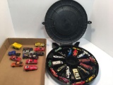 MATCHBOX cars and trucks/ storage wheel