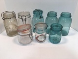 Vintage canning jars