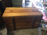 Vintage wooden shipping crate