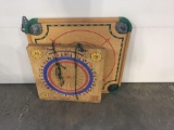 Vintage CARROM board, dart board