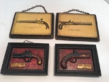 Pistol themed wall decor