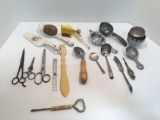 Vintage CASE scissors, vintage serving flatware, serving pieces, more