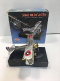 Vintage SPAD XIII FIGHTER Bi Plane radio/original box