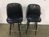 Swivel bar stools (cigarette odor; matching lots 312-320)