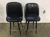 Swivel bar stools (cigarette odor; matching lots 312-320)