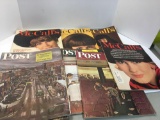 Vintage magazines (MCCALL'S, SATURDAY EVENING POST; circa 1940's,1960's)