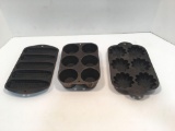 Cast iron cornbread and muffin pans