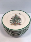 SPODE Christmas tree plates (see also lots 67, 72)