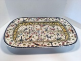 Handpainted serving platter