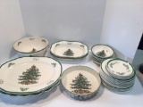 SPODE Christmas tree dishes (see also lots 55, 72)