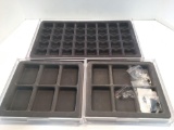 3 jewelry organizer trays