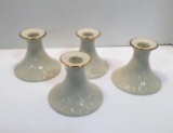 Lenox candle holders (leaf pattern)