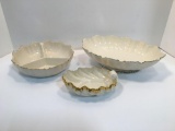 Lenox (Made in USA): divided bowl, center piece bowl, handled bowl