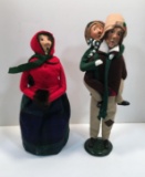2- Byer's Choice ANNALEE dolls: First Edition Bob Crachit & Tiny Tim