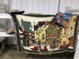 Charles Dicken's A Christmas Carol blankets, pillows