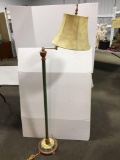 Cast iron base floor lamp