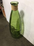 Green glass jug (heavy)