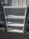 Plastic shelf