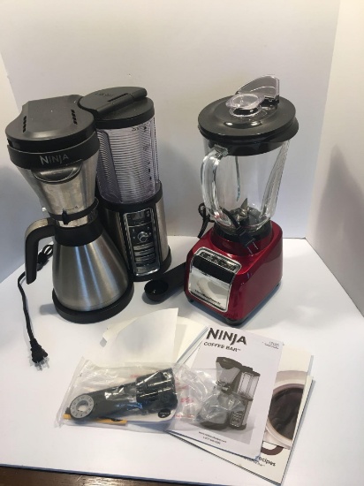 NINJA coffee bar, HAMILTON BEACH blender(glass jar)