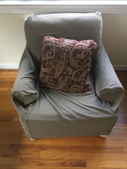 Fabric chair w/ cover)