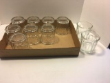 Paneled glass tumblers