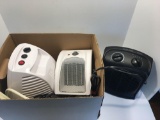 3-portable heaters, power strip, more