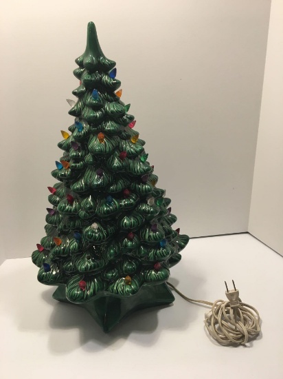 Ceramic Christmas tree (cannot ship)