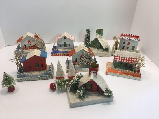 PUTZ-style Christmas village houses (Japan)