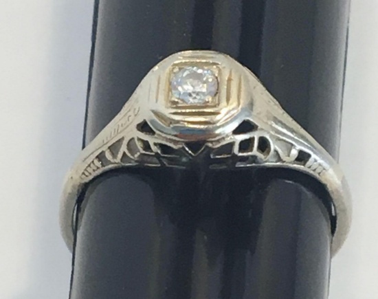 Woman's ring(size 5; no markings)