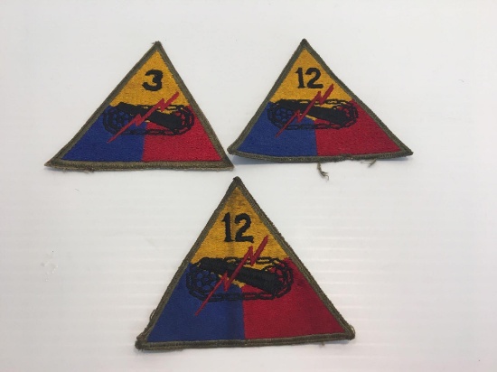 Military uniform patches(Armored Division patches)