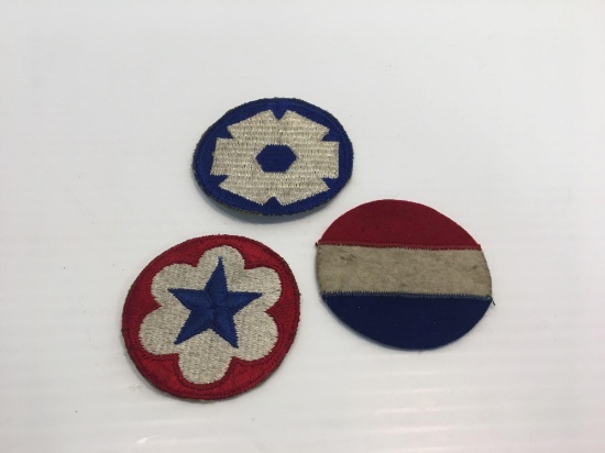 Military uniform patches