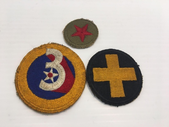 Military uniform patches