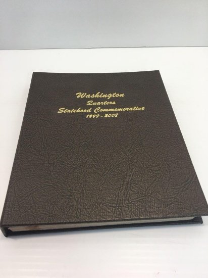 WASHINGTON QUARTERS (Statehood Commemorative 1999-2008) album (partially full)