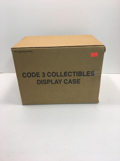 Code 3 collectibles display case