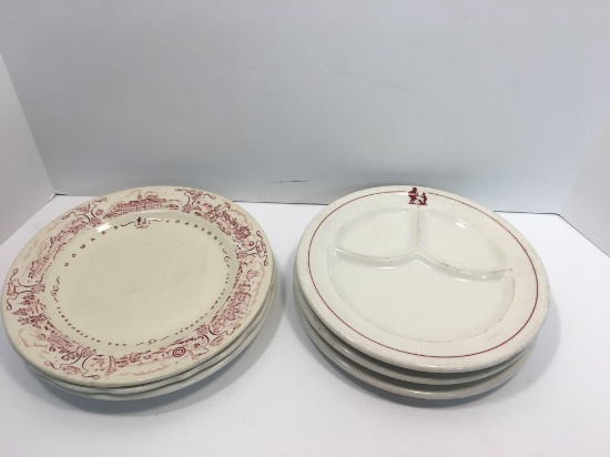 Vintage HOWARD JOHNSON plates