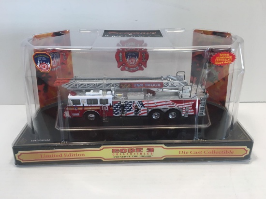 CODE 3 die cast collectible FDNY 10 truck Liberty Street (item #12724)