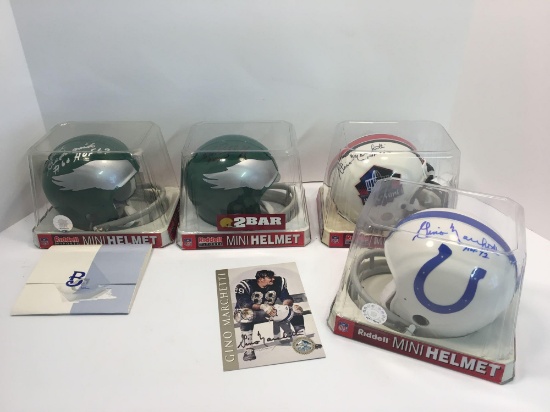 NFL RIDDELL Mini Helmets(signed)