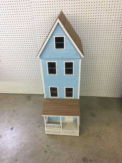 Handcrafted wooden doll house