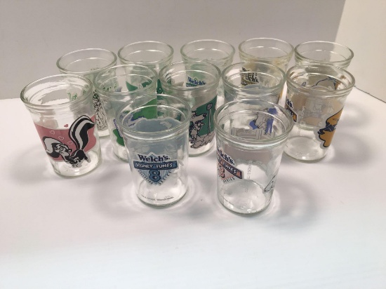 Welch's Looney Tunes jelly jars