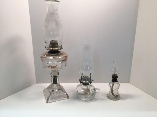 Kerosene oil lamps