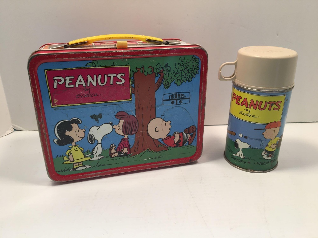 Peanuts thermos and lunch box