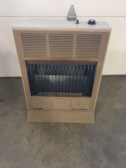 EMPIRE propane heater(20,000BTU as per seller;model UF-30-1)