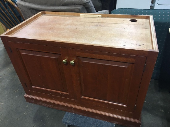 Wood cabinet (furniture cart NOT included)